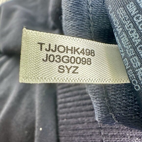 Tommy Hilfiger Midi Skirt Size XL Red White Blue Side Stripe Knit Elastic Waist - Picture 11 of 15